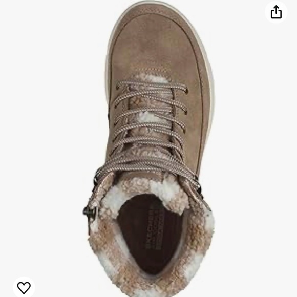 Sketchers Suede Ultra GO Plaid Collar Lace Up Hiker Boots - Picture 5 of 5